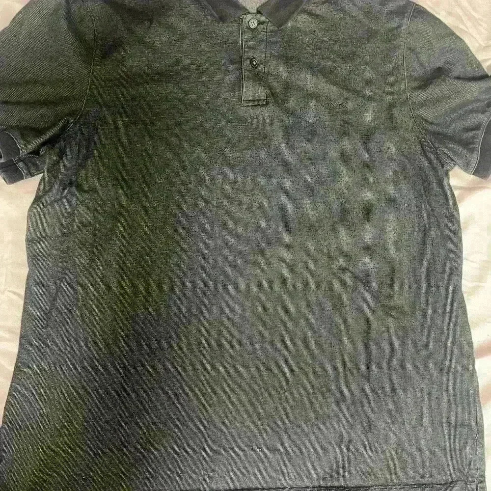 Michael Kors Men Charcoal Gray Polo Shirt - SIZE L - A1